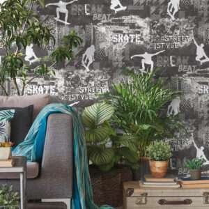 Sweet And Cool Other Grey Design Wallpaper AL10141-34