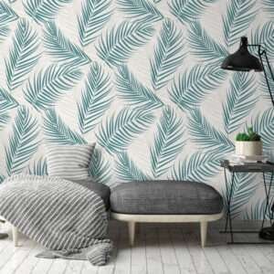 Fashion For Walls 3 Floral Turquoise Design Wallpaper AL10221-19