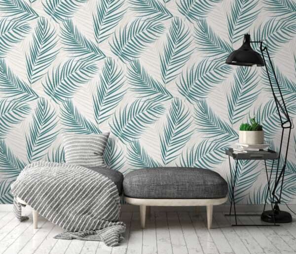 Fashion For Walls 3 Floral Turquoise Design Wallpaper AL10221-19